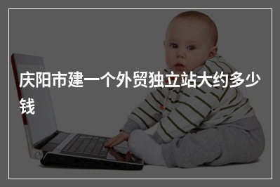 [year]庆阳市建一个外贸独立站大约多少钱