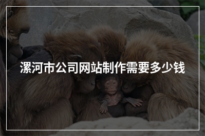 [year]漯河市公司网站制作需要多少钱
