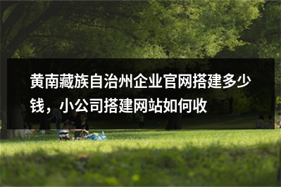 [year]黄南藏族自治州企业官网搭建多少钱，小公司搭建网站如何收费