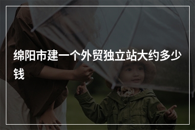 [year]绵阳市建一个外贸独立站大约多少钱