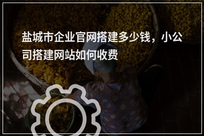 [year]盐城市企业官网搭建多少钱，小公司搭建网站如何收费
