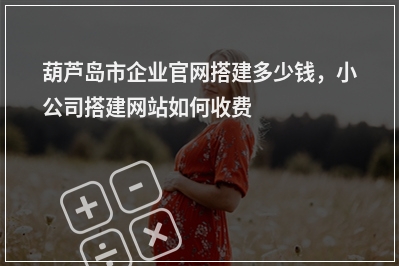 [year]葫芦岛市企业官网搭建多少钱，小公司搭建网站如何收费