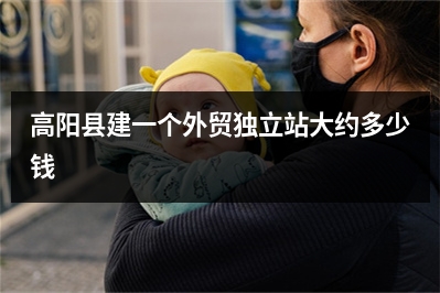 [year]高阳县建一个外贸独立站大约多少钱