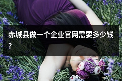 [year]赤城县做一个企业官网需要多少钱?