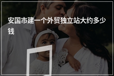[year]安国市建一个外贸独立站大约多少钱