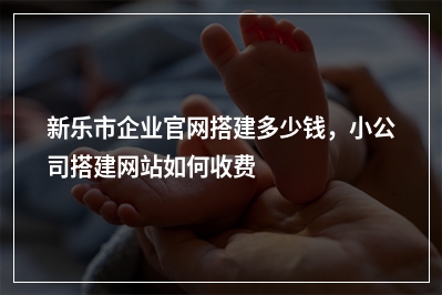 [year]新乐市企业官网搭建多少钱，小公司搭建网站如何收费