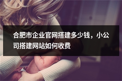 [year]合肥市企业官网搭建多少钱，小公司搭建网站如何收费