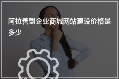 [year]阿拉善盟企业商城网站建设价格是多少