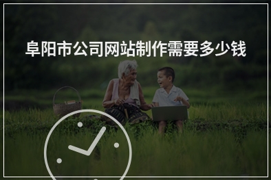 [year]阜阳市公司网站制作需要多少钱