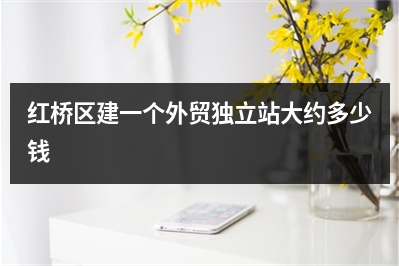[year]红桥区建一个外贸独立站大约多少钱