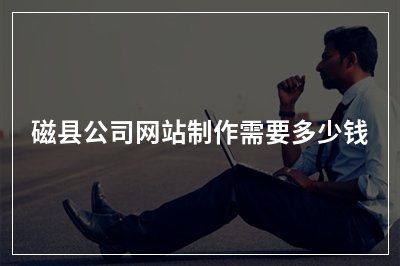 [year]磁县公司网站制作需要多少钱