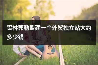 [year]锡林郭勒盟建一个外贸独立站大约多少钱