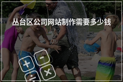 [year]丛台区公司网站制作需要多少钱