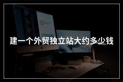 [year]建一个外贸独立站大约多少钱