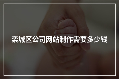 [year]栾城区公司网站制作需要多少钱