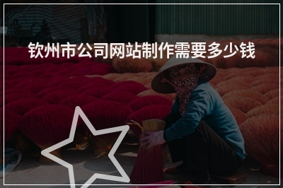 [year]钦州市公司网站制作需要多少钱