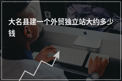 [year]大名县建一个外贸独立站大约多少钱