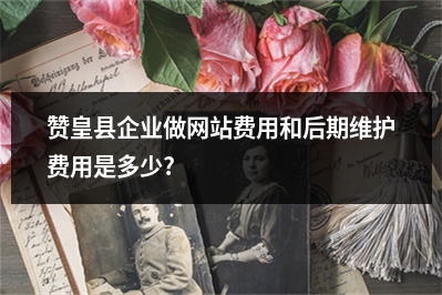 [year]赞皇县企业做网站费用和后期维护费用是多少?