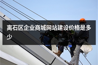 [year]离石区企业商城网站建设价格是多少