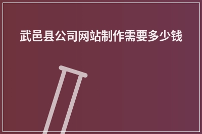 [year]武邑县公司网站制作需要多少钱