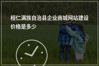 [year]桓仁满族自治县企业商城网站建设价格是多少