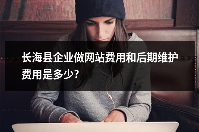 [year]长海县企业做网站费用和后期维护费用是多少?
