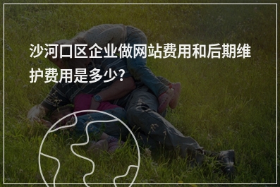 [year]沙河口区企业做网站费用和后期维护费用是多少?