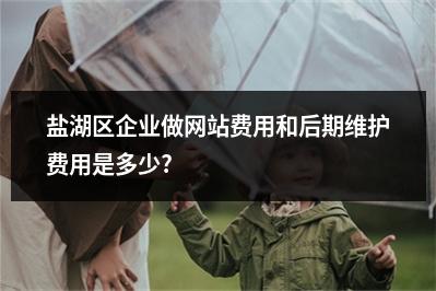 [year]盐湖区企业做网站费用和后期维护费用是多少?