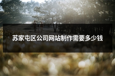 [year]苏家屯区公司网站制作需要多少钱