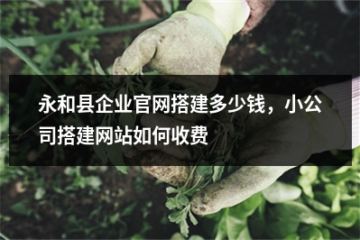 [year]永和县企业官网搭建多少钱，小公司搭建网站如何收费