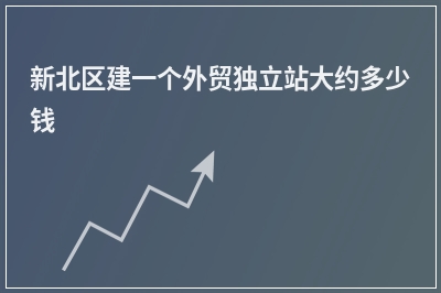[year]新北区建一个外贸独立站大约多少钱