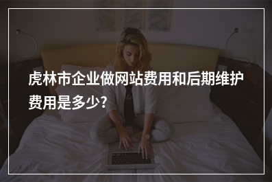 [year]虎林市企业做网站费用和后期维护费用是多少?