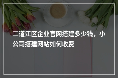 [year]二道江区企业官网搭建多少钱，小公司搭建网站如何收费
