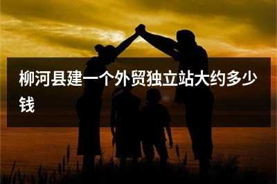 [year]柳河县建一个外贸独立站大约多少钱