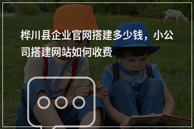 [year]桦川县企业官网搭建多少钱，小公司搭建网站如何收费