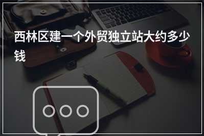[year]西林区建一个外贸独立站大约多少钱