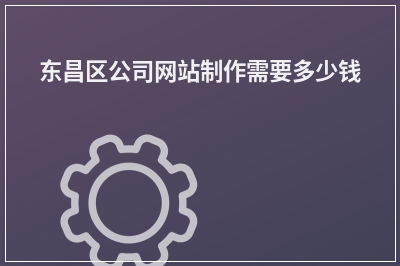 [year]东昌区公司网站制作需要多少钱