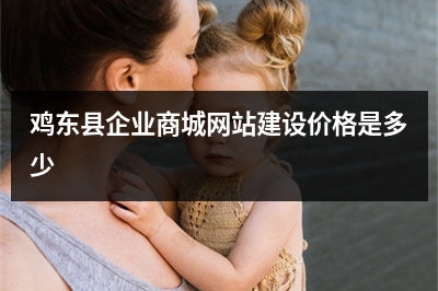 [year]鸡东县企业商城网站建设价格是多少