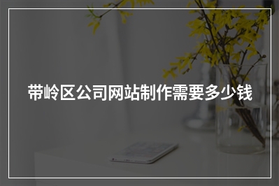 [year]带岭区公司网站制作需要多少钱