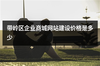 [year]带岭区企业商城网站建设价格是多少