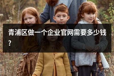 [year]青浦区做一个企业官网需要多少钱?
