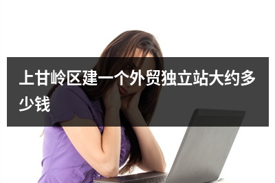 [year]上甘岭区建一个外贸独立站大约多少钱