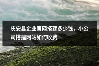 [year]庆安县企业官网搭建多少钱，小公司搭建网站如何收费