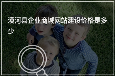 [year]漠河县企业商城网站建设价格是多少