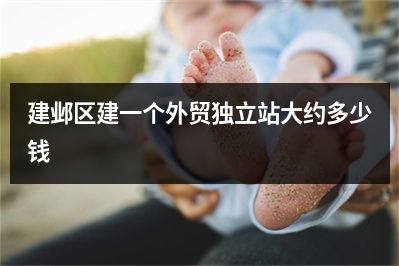 [year]建邺区建一个外贸独立站大约多少钱