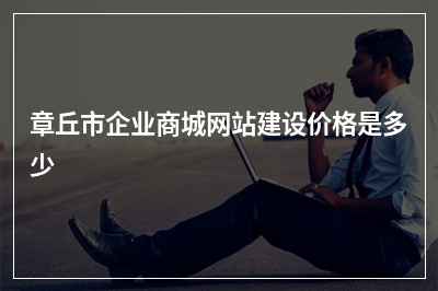 [year]章丘市企业商城网站建设价格是多少