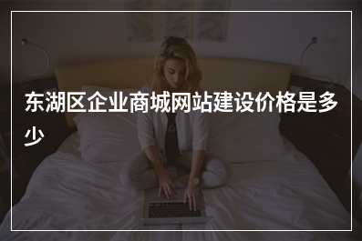 [year]东湖区企业商城网站建设价格是多少