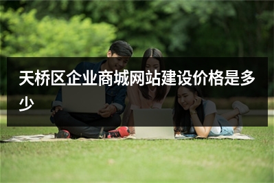 [year]天桥区企业商城网站建设价格是多少