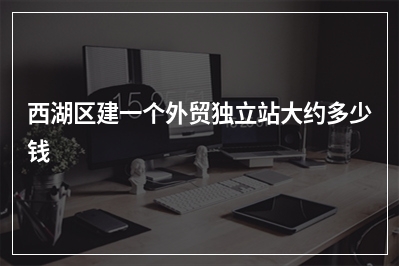 [year]西湖区建一个外贸独立站大约多少钱