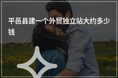[year]平邑县建一个外贸独立站大约多少钱